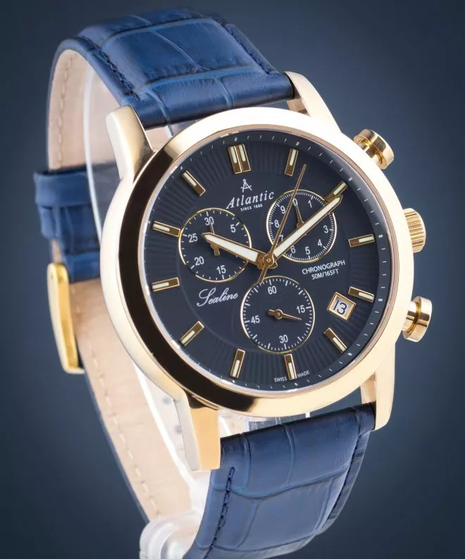 Годинник Чоловічий Atlantic Sealine Chronograph 62450.45.51