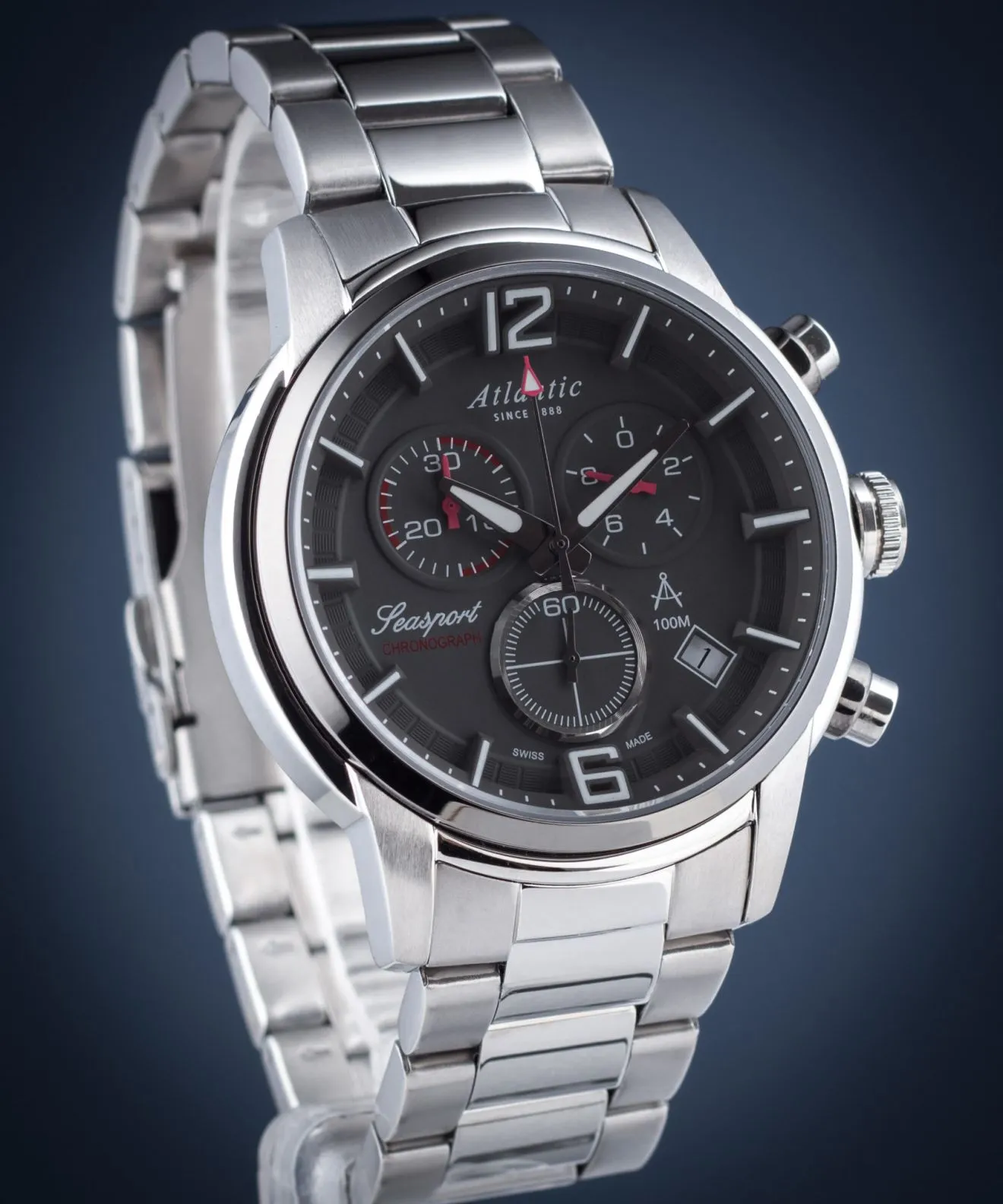 Годинник Чоловічий Atlantic Seasport Chronograph 87466.42.45
