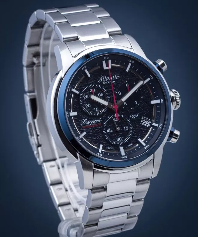 Годинник Чоловічий Atlantic Seasport Chronograph 87466.47.51