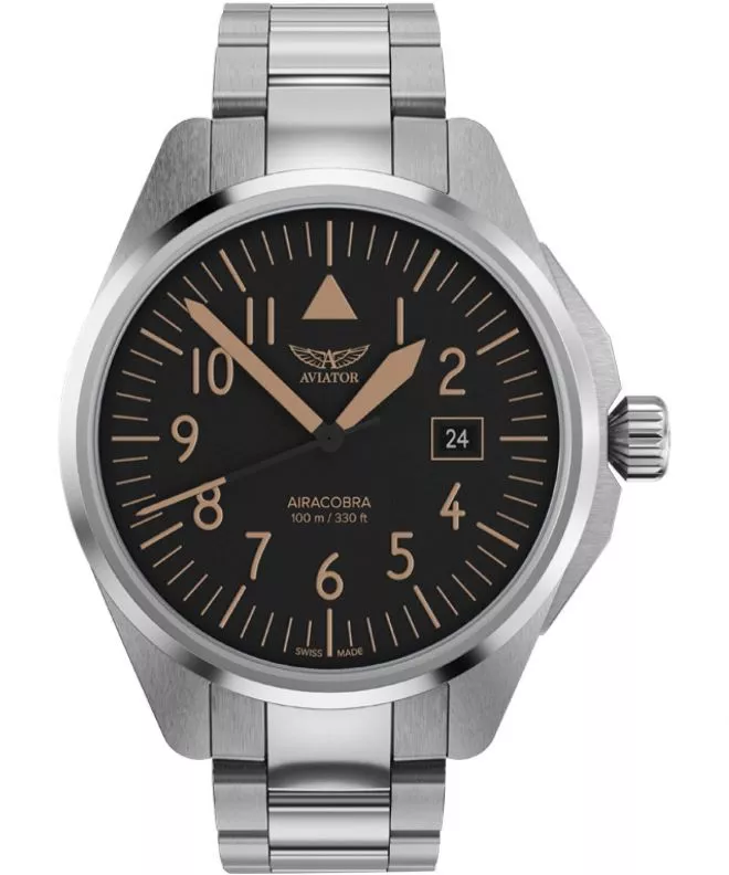 Годинник Чоловічий Aviator Airacobra 43 Type A V.1.38.0.316.5