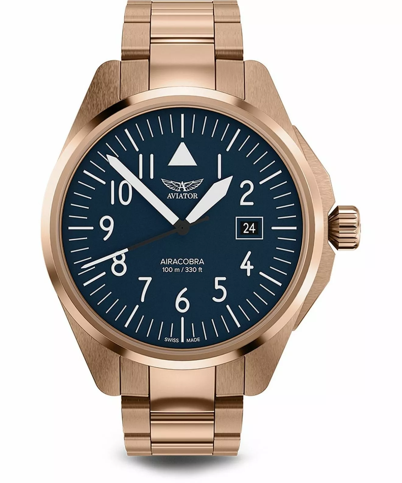Годинник Чоловічий Aviator Airacobra 43 Type A V.1.38.2.317.5