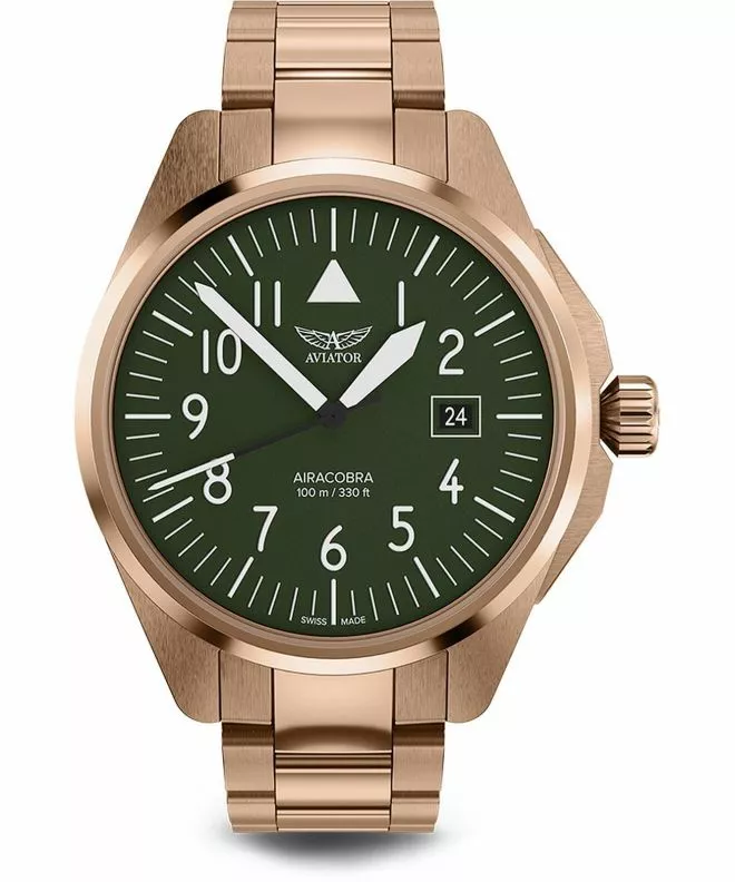 Годинник Чоловічий Aviator Airacobra 43 Type A V.1.38.2.319.5