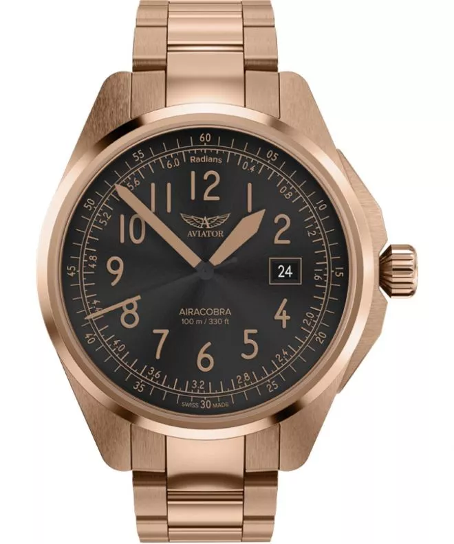 Годинник Чоловічий Aviator Airacobra 43 Type B V.1.38.2.323.5