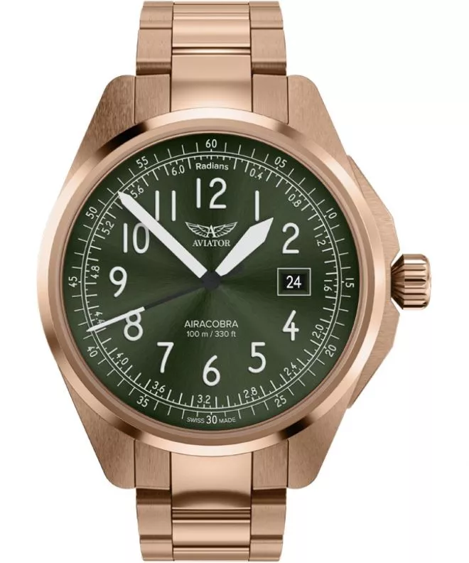 Годинник Чоловічий Aviator Airacobra 43 Type B V.1.38.2.324.5