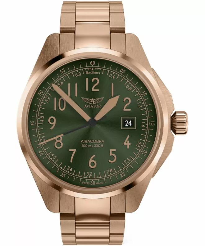 Годинник Чоловічий Aviator Airacobra 43 Type B V.1.38.2.329.5
