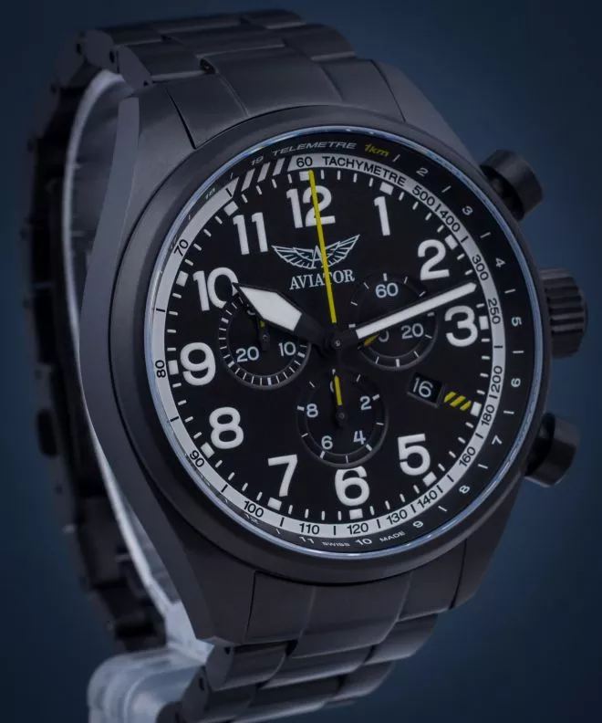 Годинник Чоловічий Aviator Airacobra P45 Chrono V.2.25.5.169.5