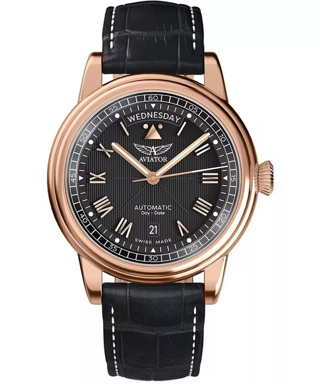 Годинник Чоловічий Aviator Day-Date V.3.35.2.275.4