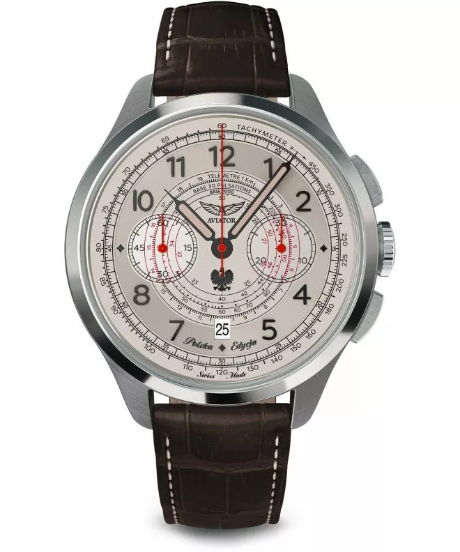 Годинник Чоловічий Aviator Heritage Chronograph Trimeter Limited Edition V.4.40.0.351.4 PL