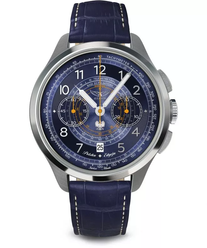 Годинник Чоловічий Aviator Heritage Chronograph Trimeter Limited Edition V.4.40.0.352.4 PL