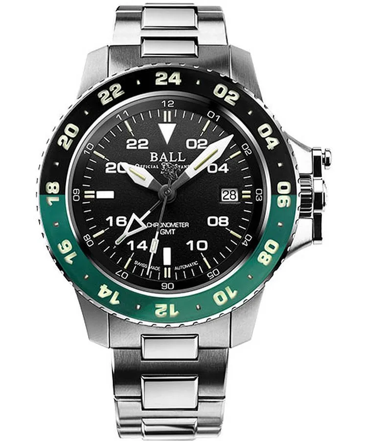 Годинник Чоловічий Ball AeroGMT II Automatic Chronometer DG2118C-S11C-BK