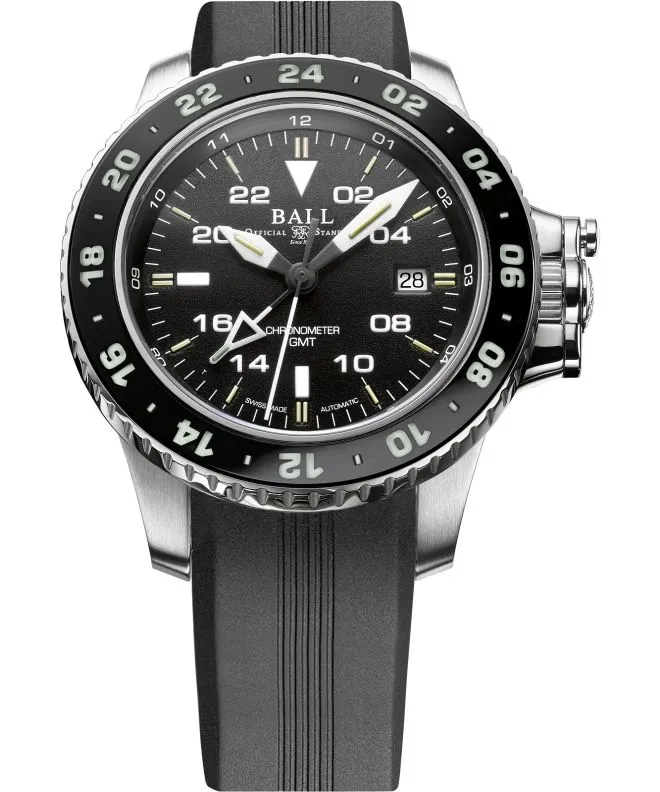 Годинник Чоловічий Ball Engineer Hydrocarbon AeroGMT II Automatic Chronometer DG2018C-PC-BK