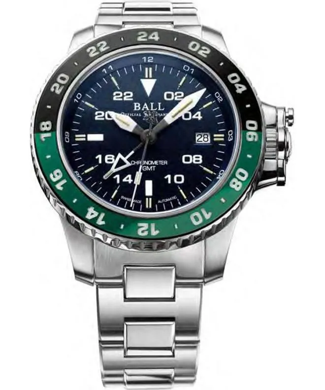 Годинник Чоловічий Ball Engineer Hydrocarbon AeroGMT II Automatic Chronometer DG2018C-S11C-BE