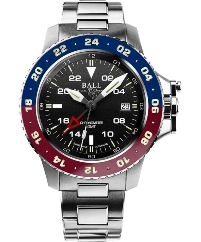 Годинник Чоловічий Ball Engineer Hydrocarbon AeroGMT II DG2118C-S9C-BK