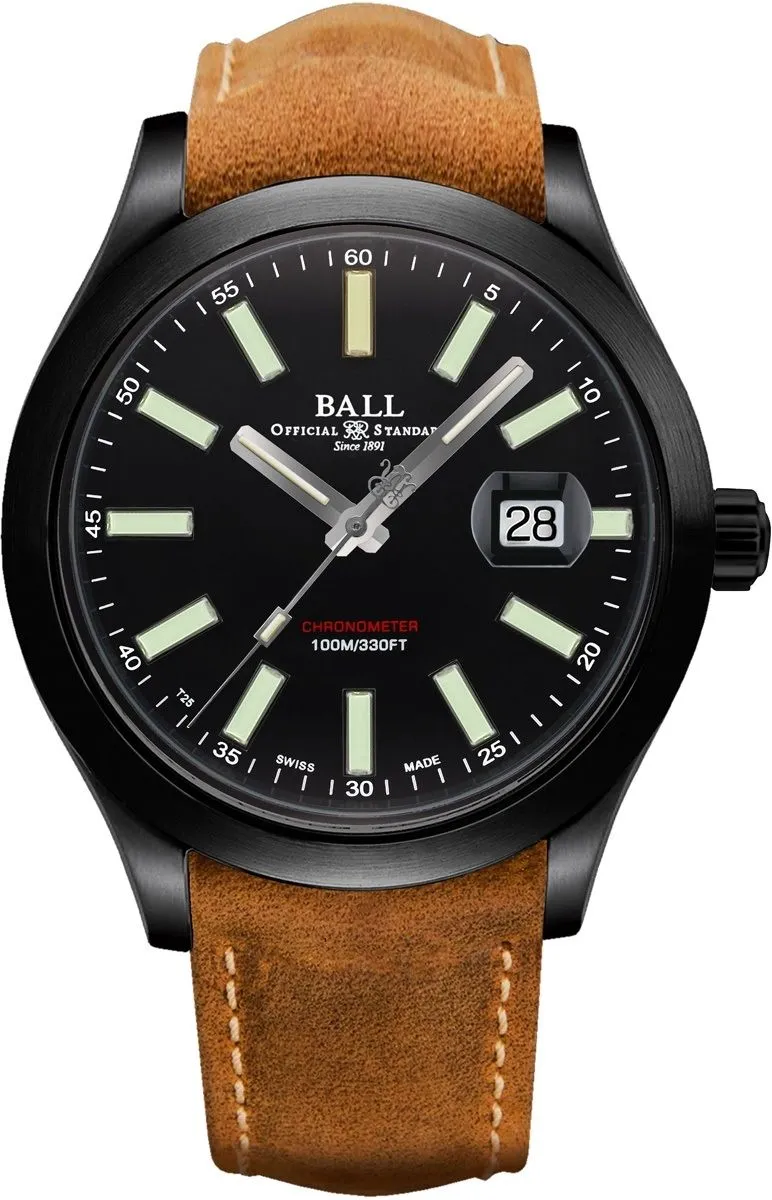 Годинник Чоловічий Ball Engineer II Green Berets Automatic Chronometer NM2028C-L4CJ-BK