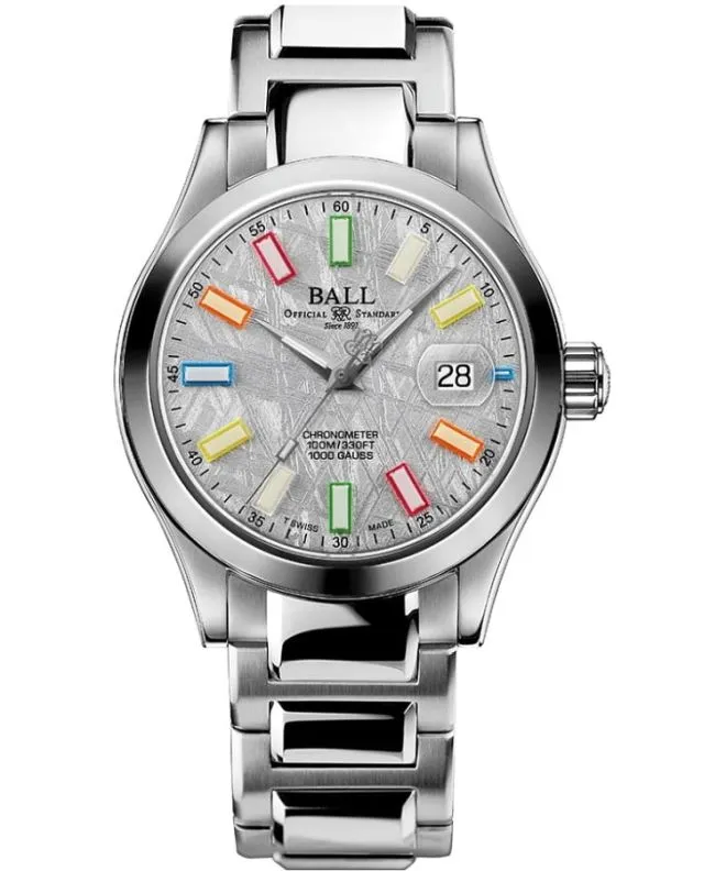 Годинник Чоловічий Ball Engineer III Marvelight Chronometer Meteorite NM9026C-S46C-MSLR
