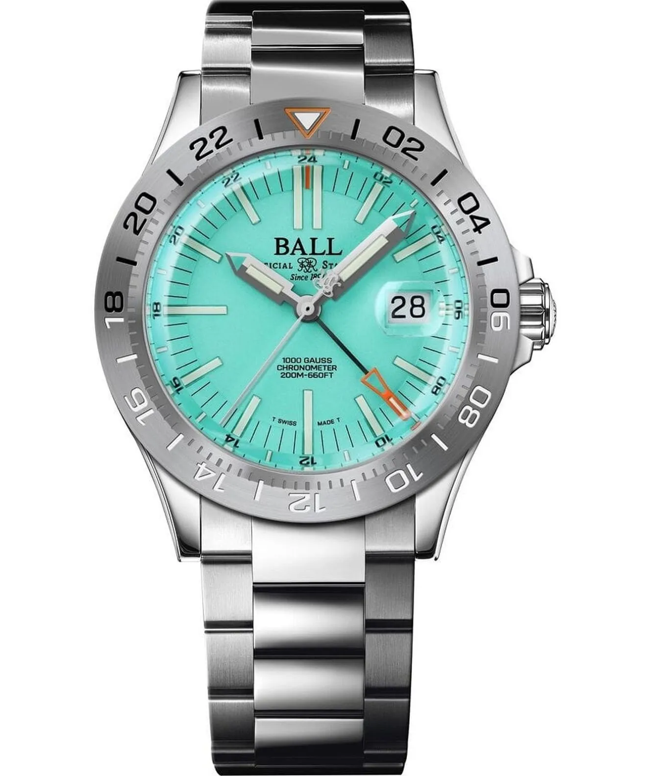 Годинник Чоловічий Ball Engineer III Outlier Automatic GMT Limited Edition DG9000B-S2C-TQ