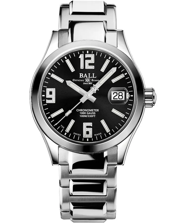 Годинник Чоловічий Ball Engineer III Pioneer Chronometer NM9026C-S15CJ-BK