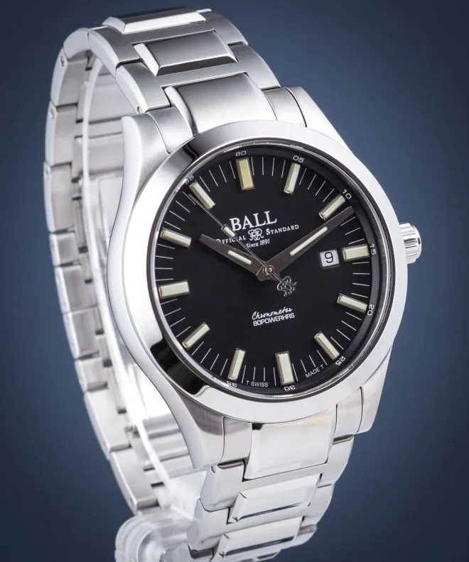 Годинник Чоловічий Ball Engineer M Marvelight Automatic Chronometer NM2128C-S1C-BK