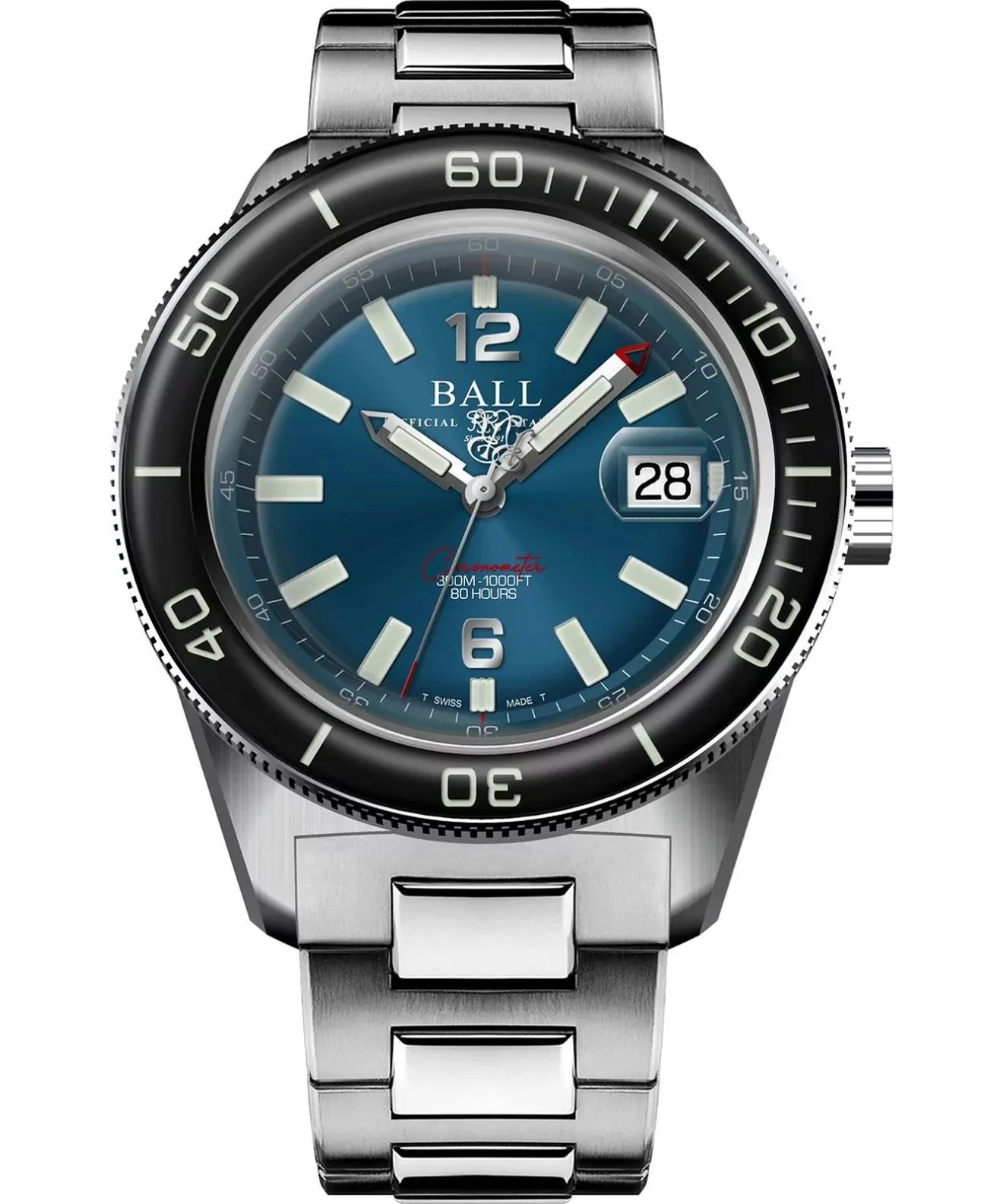 Годинник Чоловічий Ball Engineer M Skindiver III Limited Edition DD3100A-S1C-BE