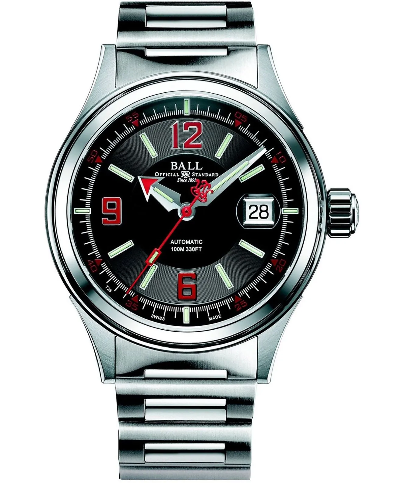 Годинник Чоловічий Ball Fireman Racer NM2088C-S2J-BKRD