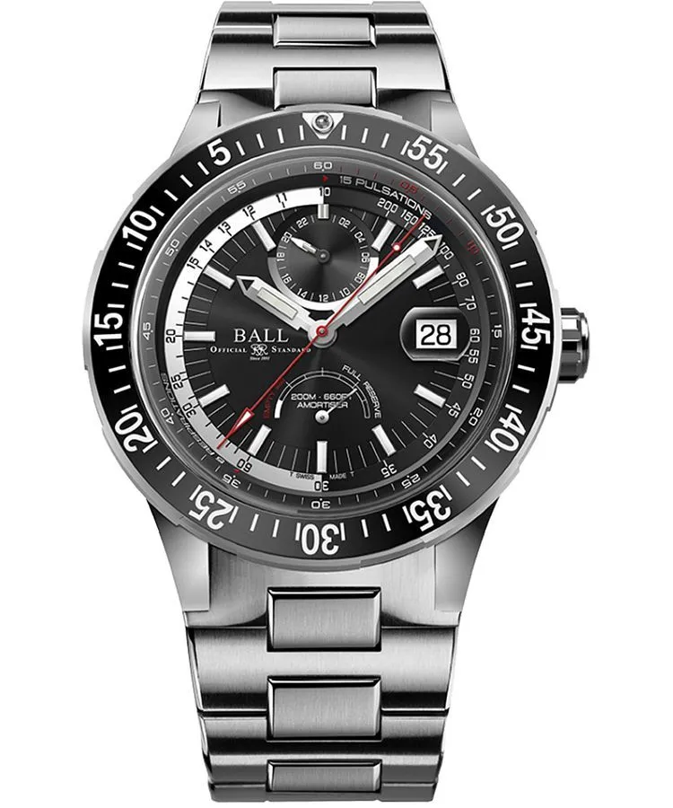 Годинник Чоловічий Ball Roadmaster First Responder 41 mm Automatic Limited Edition GM3180B-S1-BK