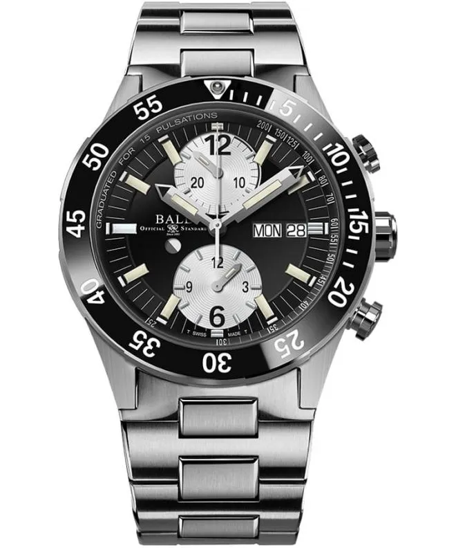 Годинник Чоловічий Ball Roadmaster Rescue Chronograph Chronograph Limited Edition DC3030C-S-BKWH