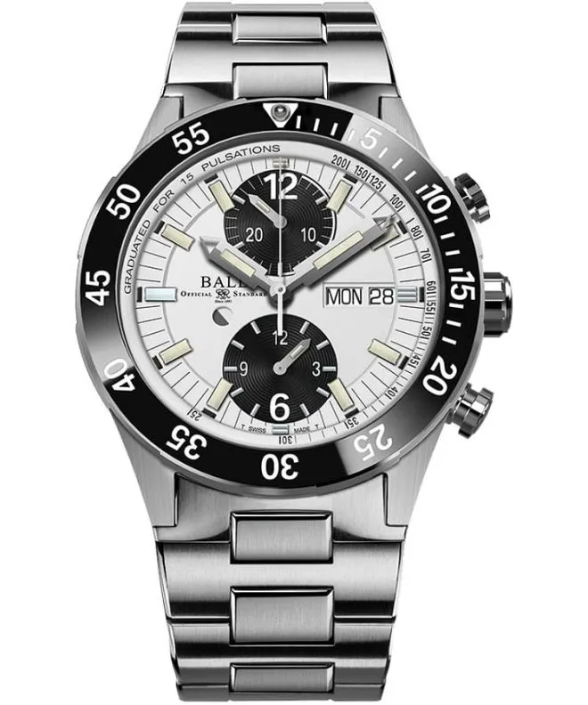 Годинник Чоловічий Ball Roadmaster Rescue Chronograph Chronograph Limited Edition DC3030C-S-WHBK