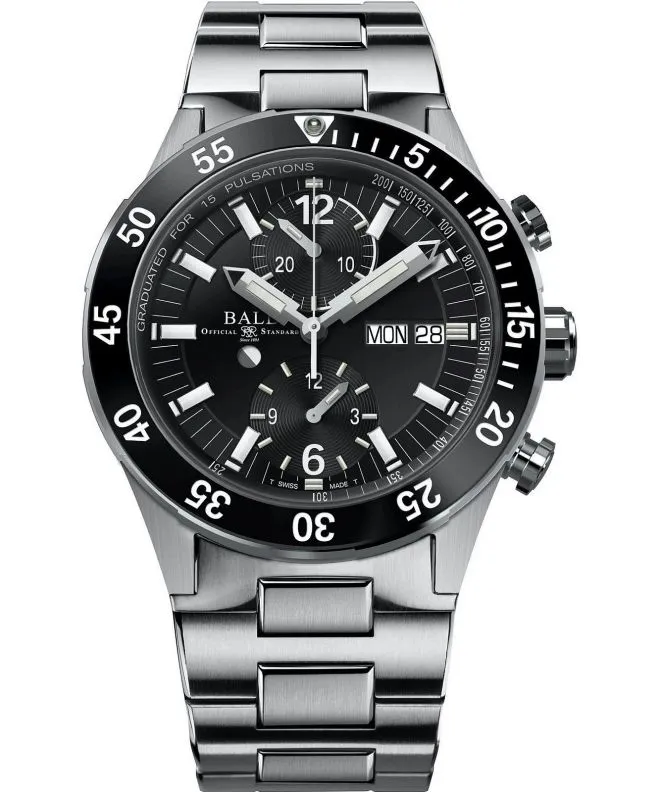 Годинник Чоловічий Ball Roadmaster Rescue Chronograph Limited Edition DC3030C-S-BK