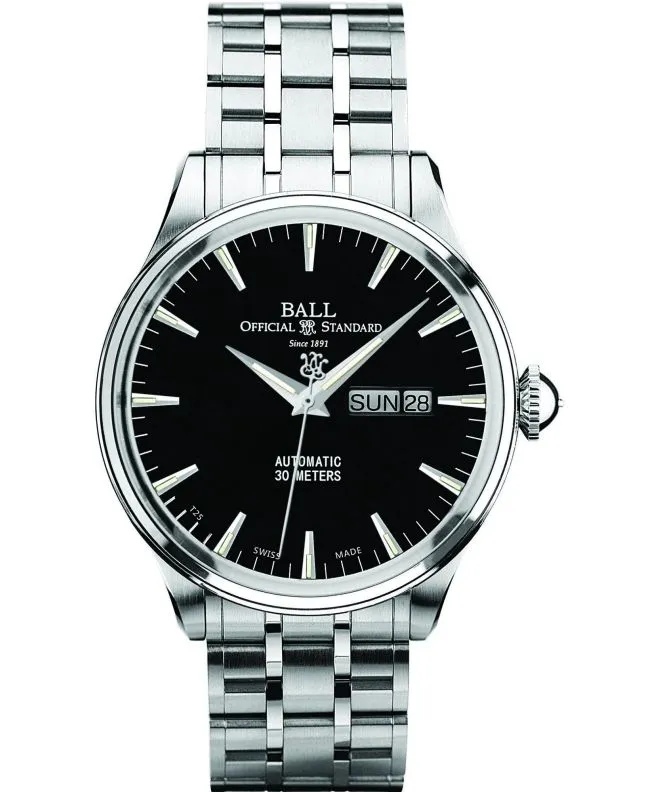 Годинник Чоловічий Ball Trainmaster Eternity Automatic NM2080D-SJ-BK