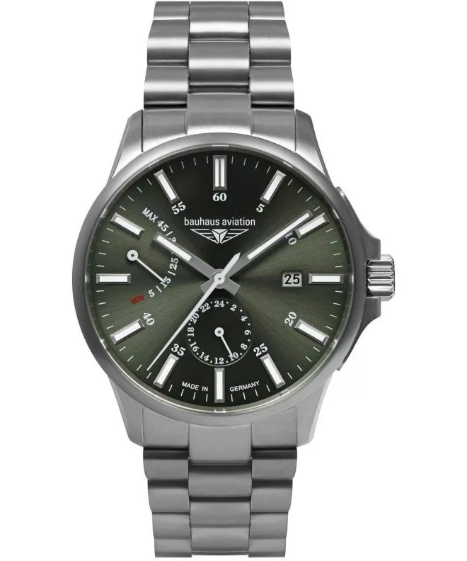 Годинник Чоловічий Bauhaus Aviation Power Reserve Automatic 2860M-4