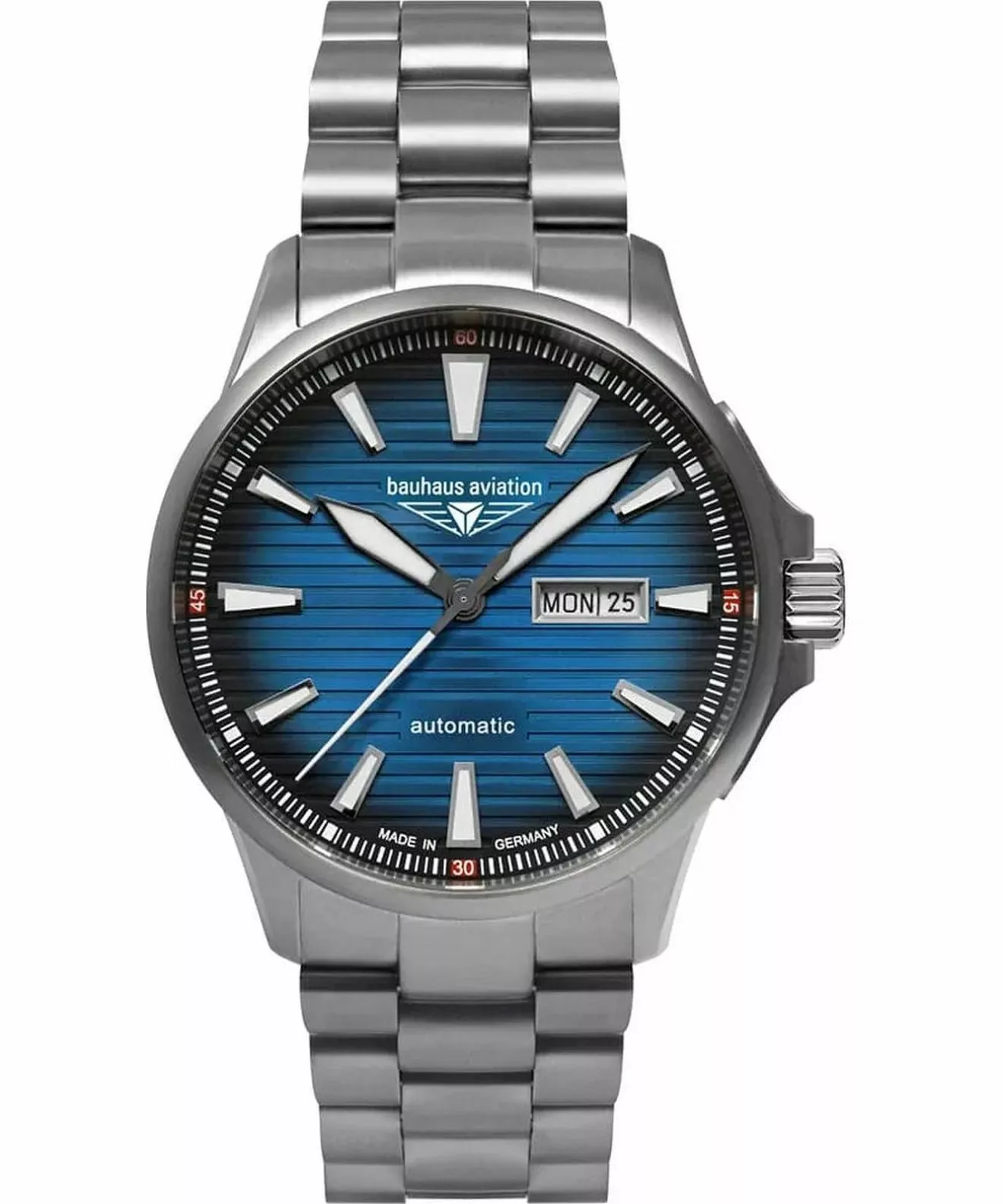 Годинник Чоловічий Bauhaus Aviation Titanium Automatic 2862M-3