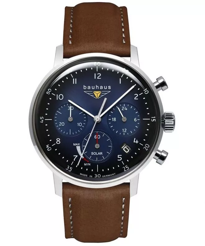 Годинник Чоловічий Bauhaus Classic Power Reserve Solar Chronograph 2086-3