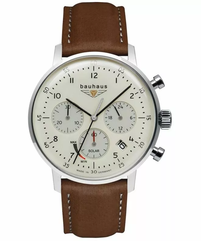 Годинник Чоловічий Bauhaus Classic Power Reserve Solar Chronograph 2086-5