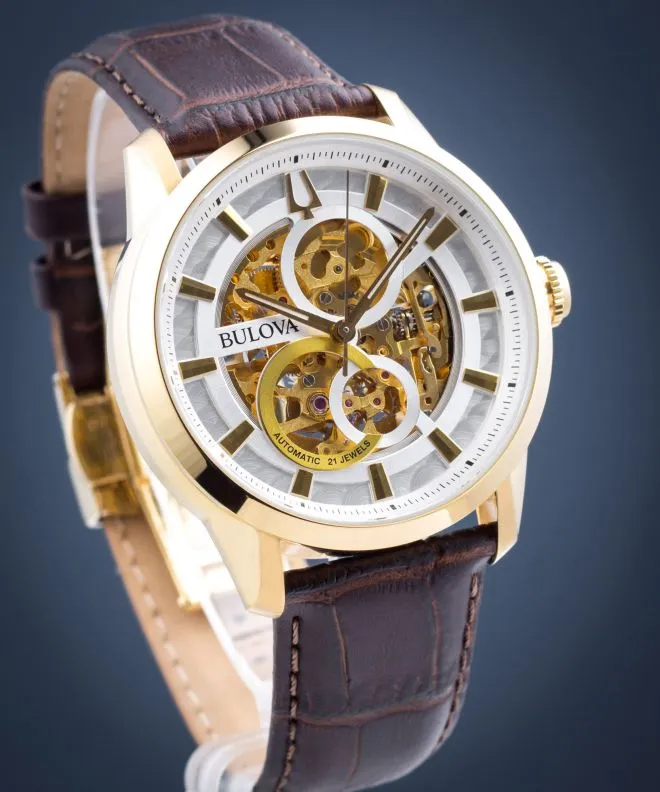 Годинник Чоловічий Bulova Classic Automatic Open Heart 97A138