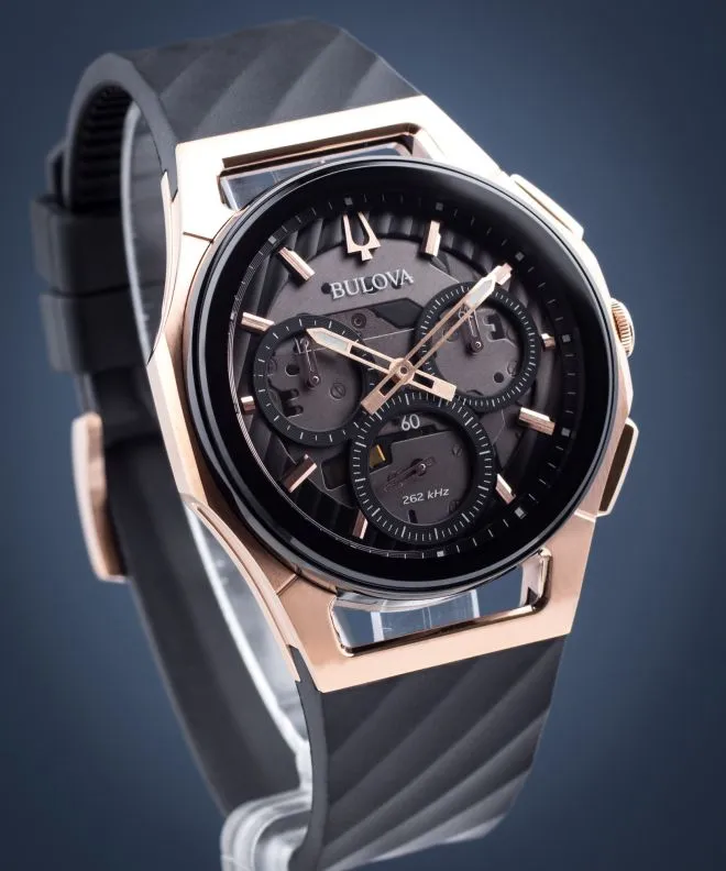 Годинник Чоловічий Bulova Curv Chronograph 98A185