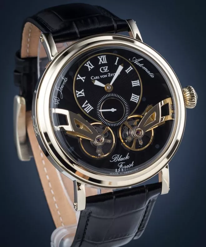 Годинник Чоловічий Carl von Zeyten Carl von Zeyten Black Forest Automatic CVZ0017GBK