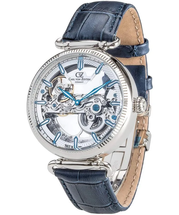 Годинник Чоловічий Carl von Zeyten Elzach Skeleton Automatic Limited Edition CVZ0031WHS