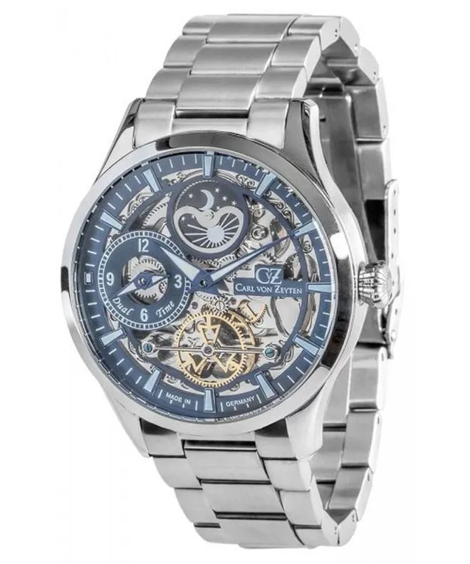 Годинник Чоловічий Carl von Zeyten Freiburg Skeleton Automatic Limited Edition CVZ0063BLMS