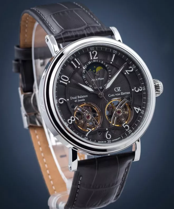 Годинник Чоловічий Carl von Zeyten Gernsbach Automatic Moon Phase CVZ0054GY