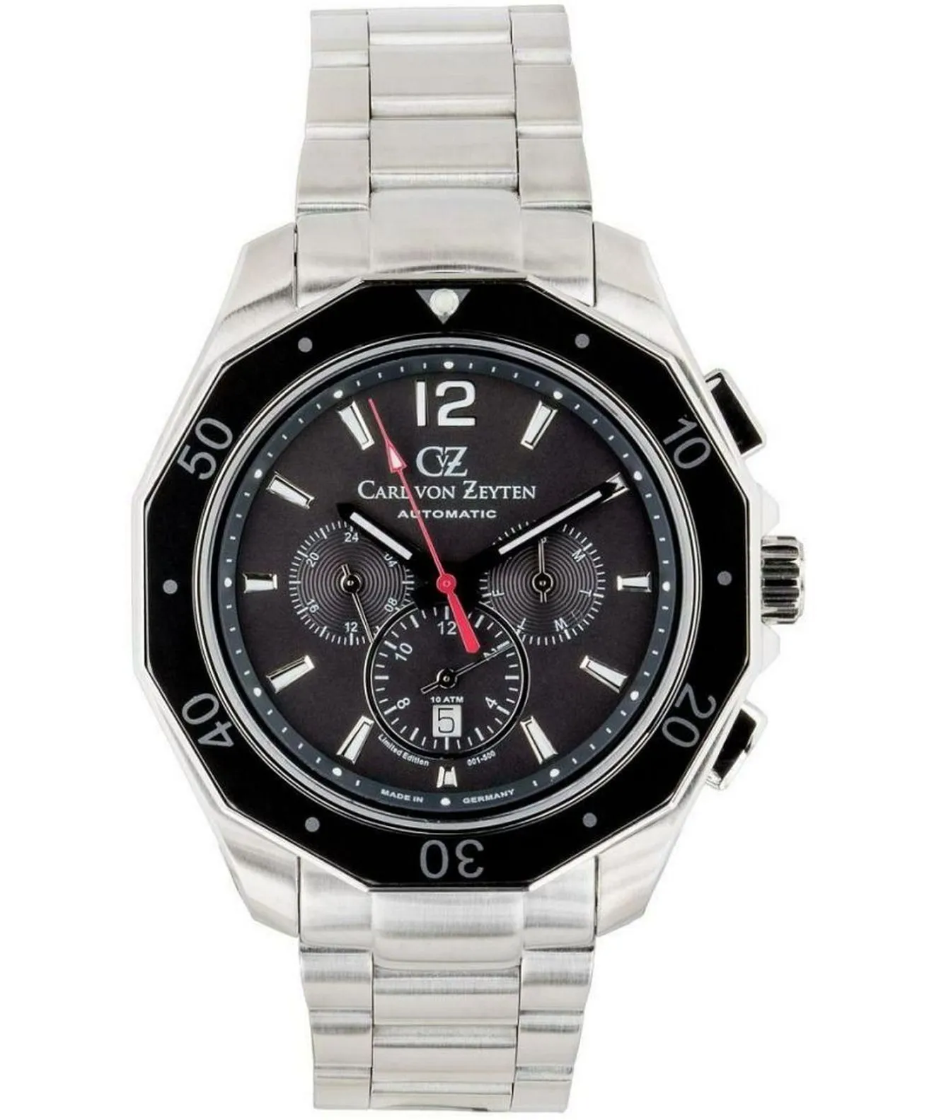 Годинник Чоловічий Carl von Zeyten Hausach Automatic Limited Edition CVZ0079GYMS