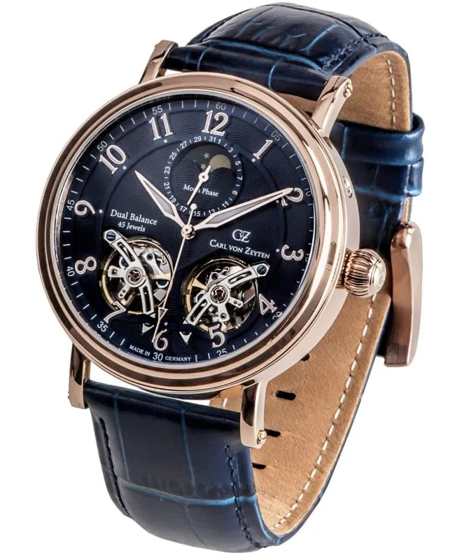 Годинник Чоловічий Carl von Zeyten Murg Twin Balance Automatic CVZ0054RBL