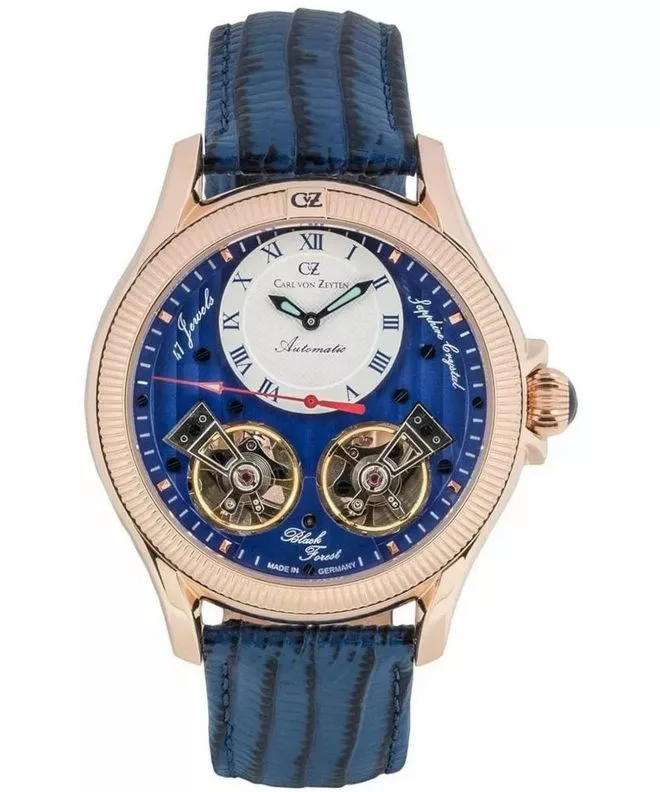Годинник Чоловічий Carl von Zeyten Waldhaus Black Forest Limited Edition CVZ0084RBLS
