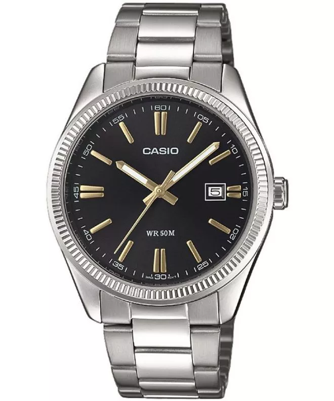 Годинник Чоловічий Casio MTP чорний MTP-1302D-1A2VEF