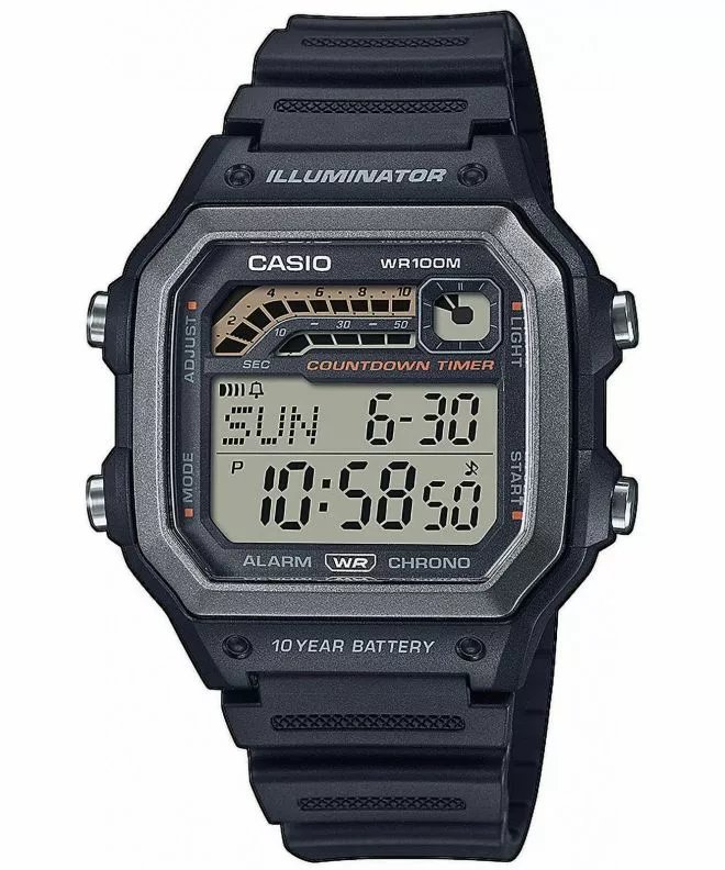 Годинник Чоловічий Casio Digital WS-1600H-1AVEF