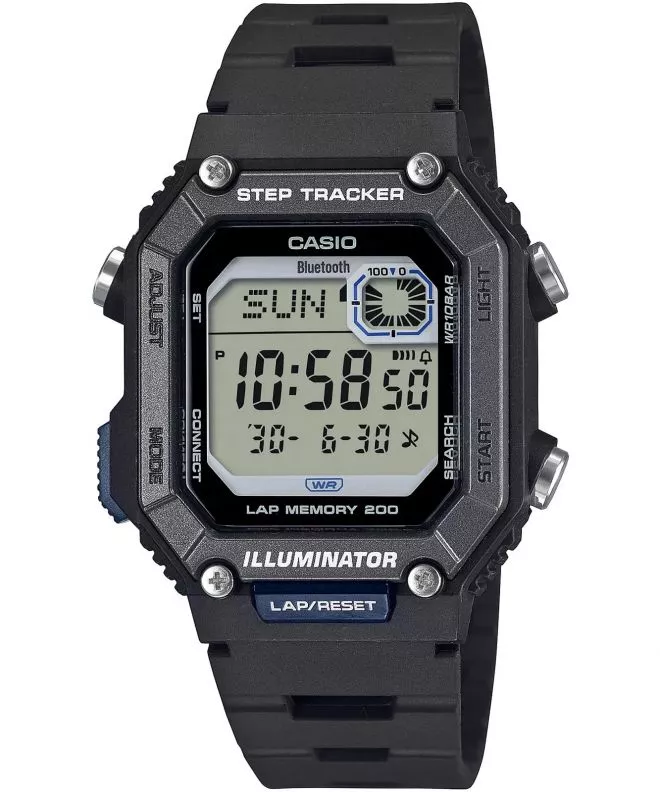 Годинник Чоловічий Casio Timeles Bluetooth Sync Step Tracker WS-B1000-1AVEF