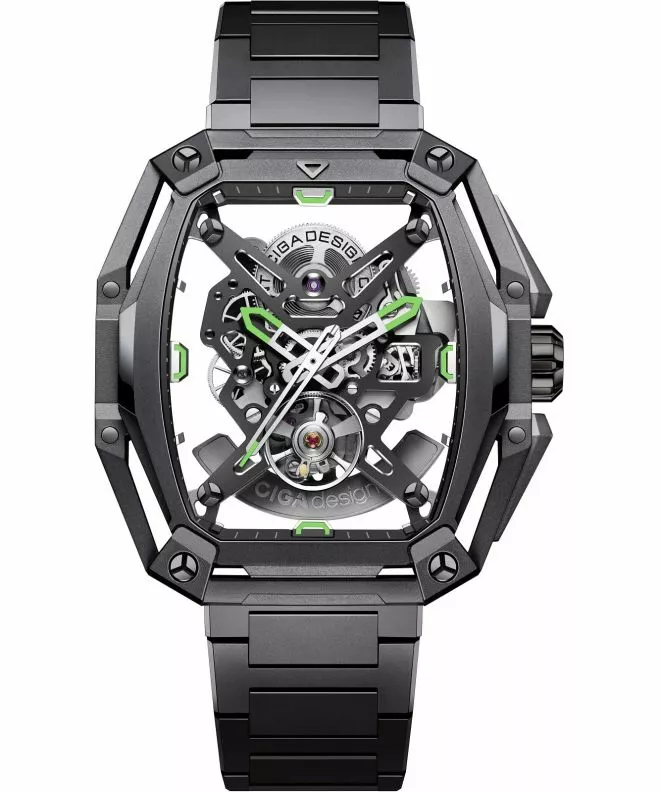 Годинник Чоловічий Ciga Design Z Series Hunter Skeleton Automatic Z035-GG01-W1G