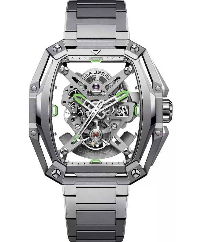 Годинник Чоловічий Ciga Design Z Series Hunter Skeleton Automatic Z035-SS01-W1S