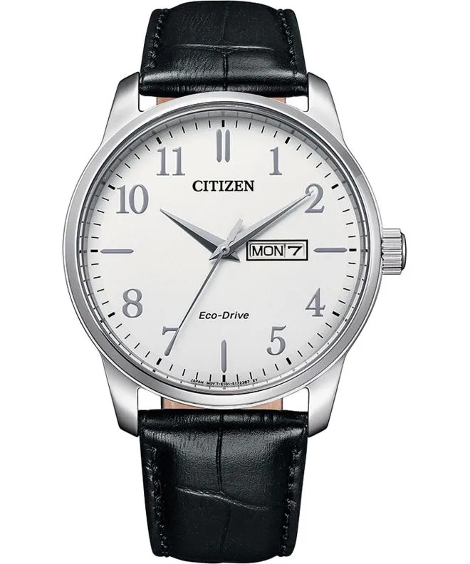 Годинник Чоловічий Citizen Leather Eco-Drive BM8550-14AC (BM8550-14AE)