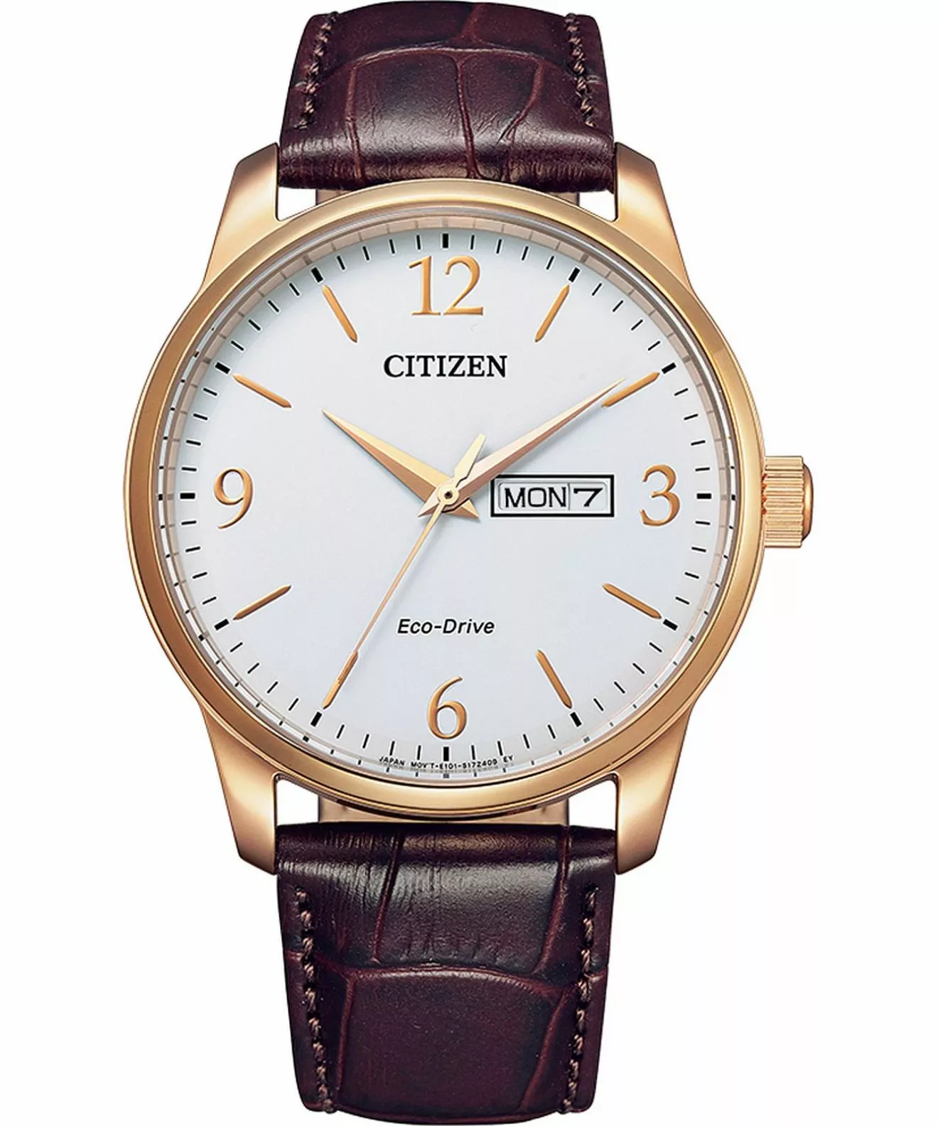 Годинник Чоловічий Citizen Leather Eco-Drive BM8553-16AC (BM8553-16AE)