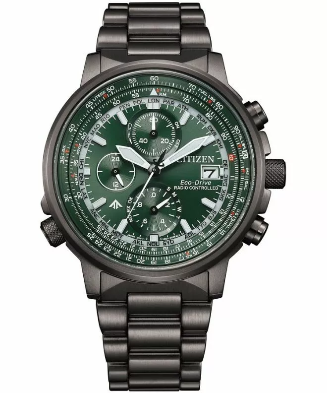 Годинник Чоловічий Citizen Promaster Sky Solar Radio Control Choronograph AT8304-57W